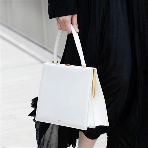 celine clasp bag street style